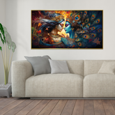 Radha Krishna Canvas Wall Art – Symbol Of Devotion And Harmony